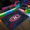 Дизайн Montreal Canadiens Кристальный Велюровый Ковер Уютный Не?Нескользящий ковер с принтом для спальни, гостиной, прихожей