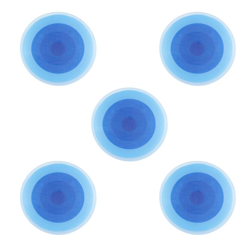 5pcs Acrylic Anti Slip Coaster Porta Vasostable Mat Cup Holders Gradient Color Cocinas Accesorios Kitchen Drink Coasters