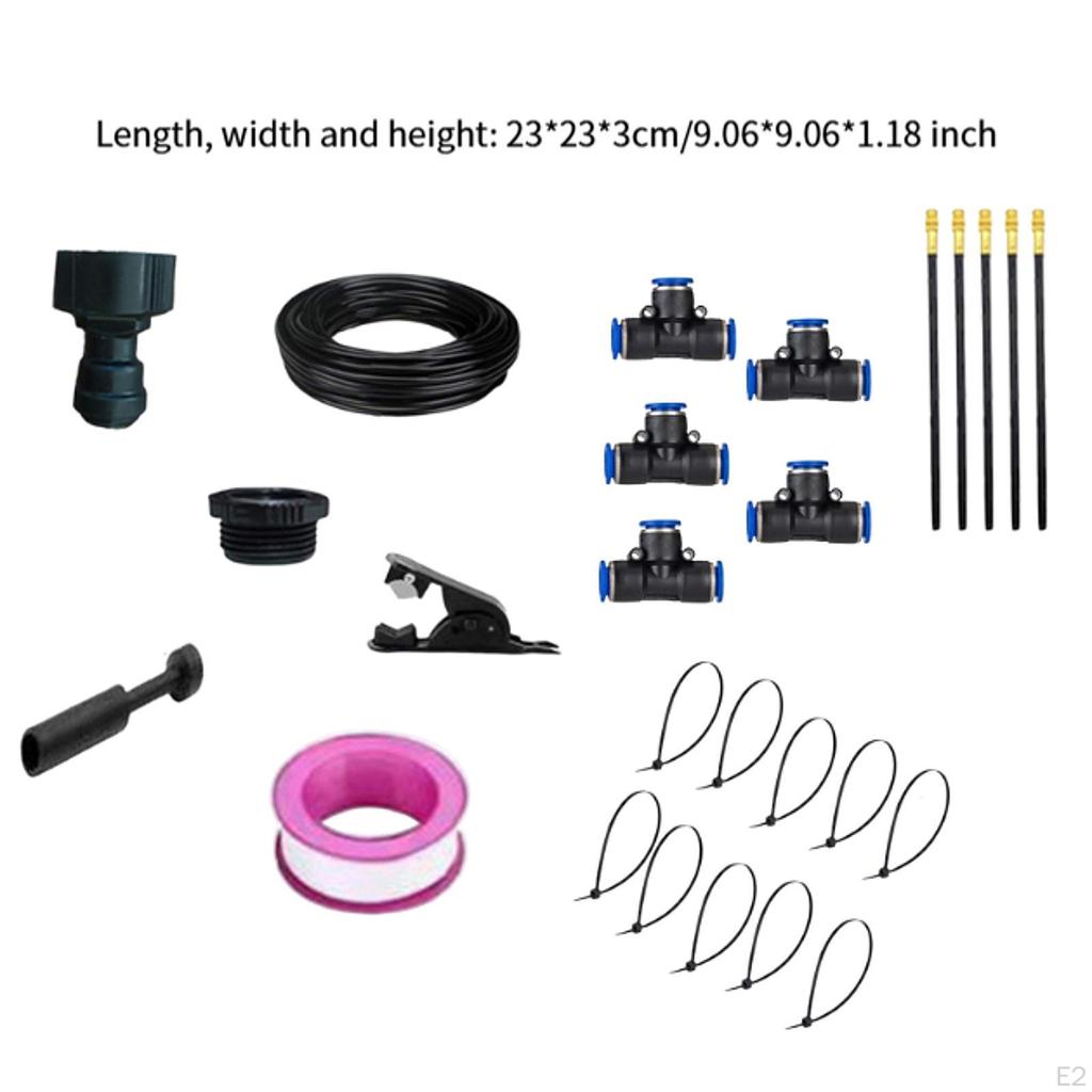 Автоматический комплект для полива Регулируемые насадки Для комнатных растений Система самополива Распыление для