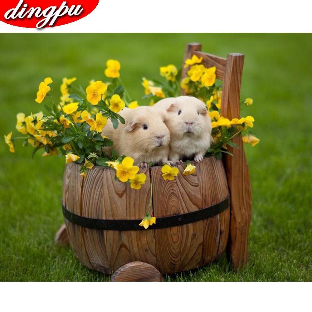 5d Алмазная картина Полный дрель Девушка Декор для дома Цветочная мозаика Изображение Стразы Подарок ручной работы