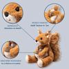 Steiff Phil Squirrel Teddy Bear, Soft Cuddly Friends, Fluffy Squirrel Plush Toy, Gift, Present