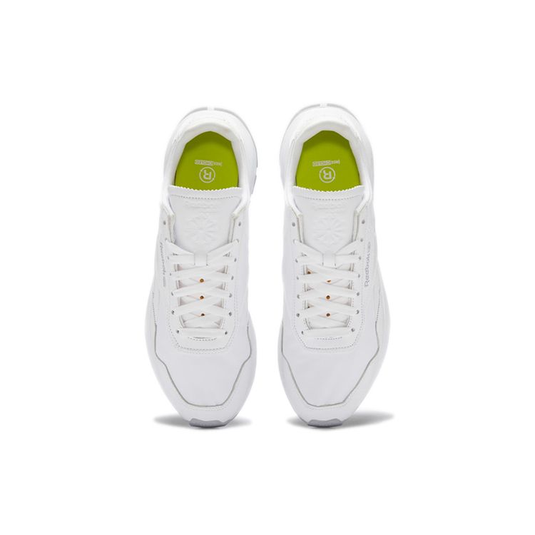 Reebok Классические кожаные кроссовки унисекс Legacy AZ Белые холодные серые кроссовки Foot-White Cold-Grey-2 H68651