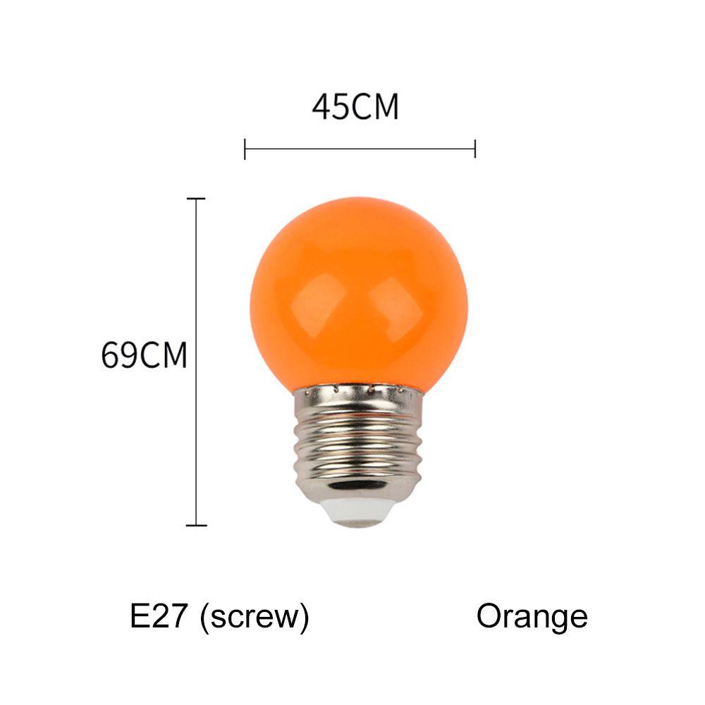 Durable Lamparas Flashlight E27 B22 G45 Lamp Colorful Light LED Bulb