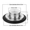 3.15 Inch Kitchen Sink Drain Stopper Anti-Clogging Garbage Disposal Stopper Kitchen Sink Strainer Kitchen Accessories