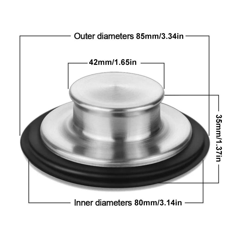 3.15 Inch Kitchen Sink Drain Stopper Anti-Clogging Garbage Disposal Stopper Kitchen Sink Strainer Kitchen Accessories