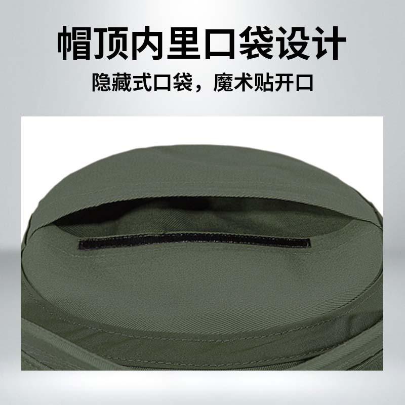 Summer Military Hat Men's Flat Top Hat Men's Hat Outdoor Sun Hat Pure Cotton Casual Cap