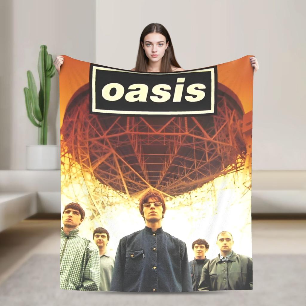 Ossis Band Warm Blankets Picnic Plush Throw Blanket Novelty Home Decor Flannel Bedspread Sofa Bed Cover