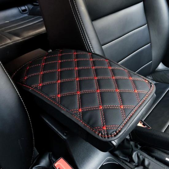 Car Armrest Pad Cover Center Console Box Cushion Mat Protector Accessories Trims
