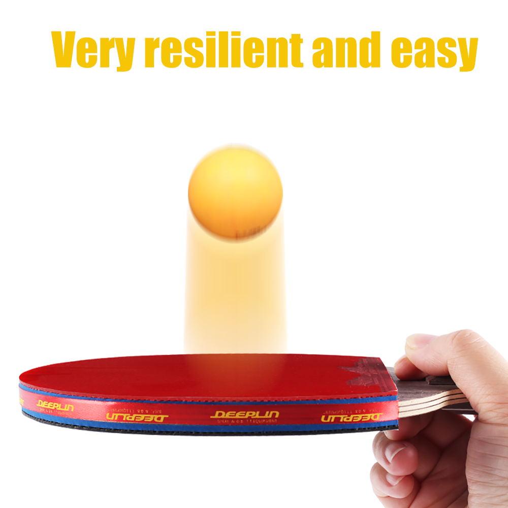 Ракетка для настольного тенниса Deeplin 6 Stars Pro с карбоновой структурой Ddouble Pimples - резиновая ракетка для пинг-понга Tenis De Mesa Table