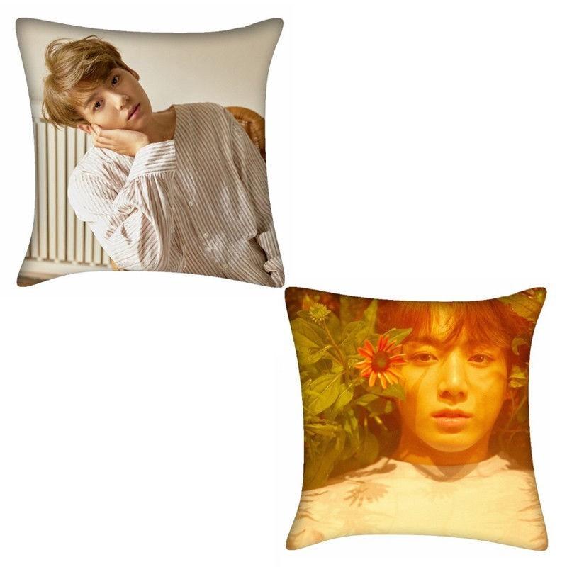 Подушка Kpop Чехол Bts Bangtan Boys Двусторонний Чехол Love Yourself