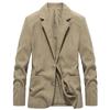 Spring New Men's Loose Solid Color Casual Suit Collar Small Suit