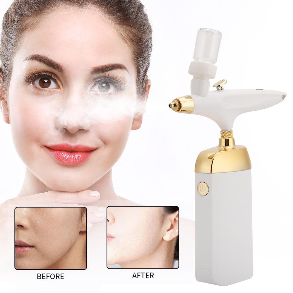 Ручной аппарат для увлажнения кожи с кислородной инъекцией, аэрограф, набор для татуировок, распылитель краски, белый