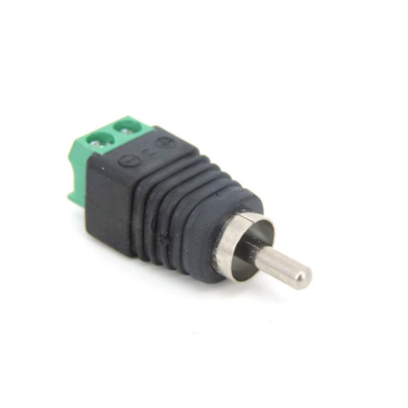 5 шт. RCA мужской женский клеммный блок CAT5 для камеры CCTV видео балун RCA женский или мужской разъем AV винтовой разъем