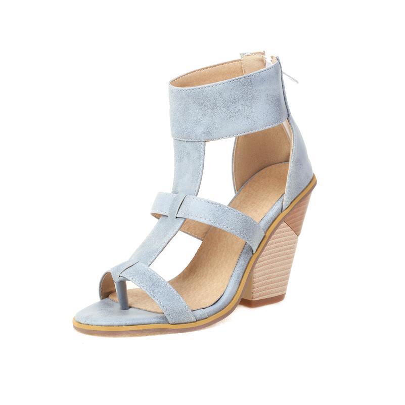 Meotina Женские туфли-гладиаторы из искусственной кожи, сандалии на очень высоком каблуке, женские сандалии на толстом каблуке с открытым носком и застежкой-молнией, летние белые, 34-46