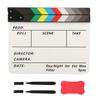 Movie Clapboard Crisp Sound Colorful Portable Acrylic Film Director Clapper Board with Pen Eraser