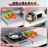 KUZRZNH Gas Stove Cover, Range Cover, Stainless Steel Material, Dustproof, Non-Slip, Durable, Multifunctional, Induction Cooker Bracket, Item Storage