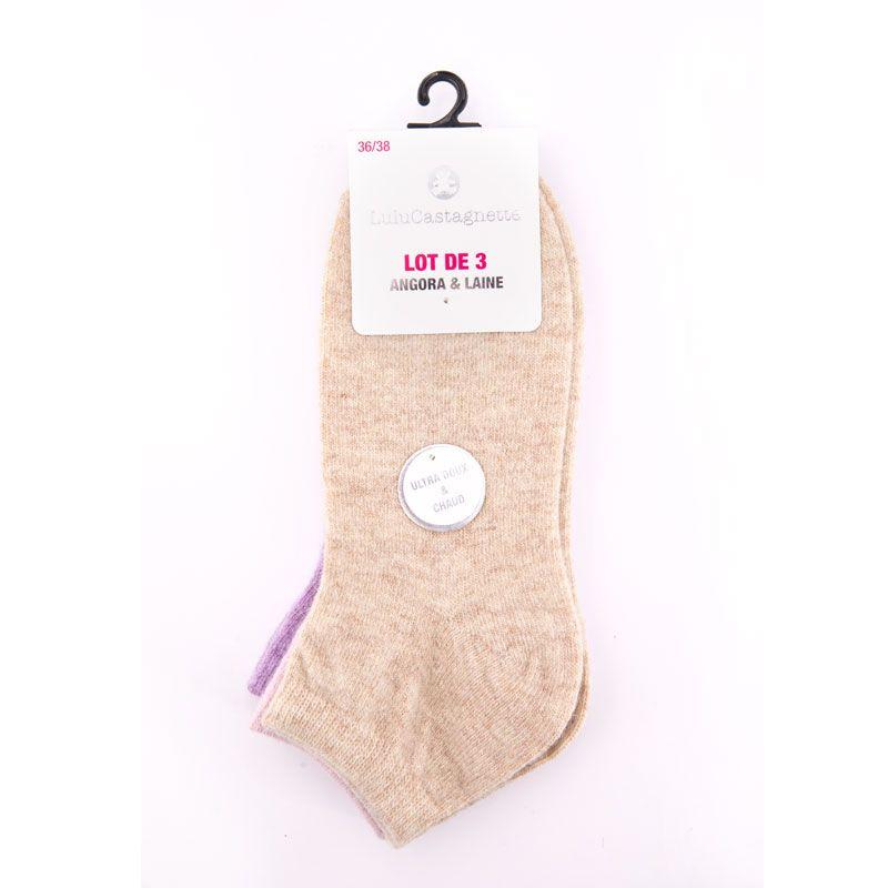 Pack of 3 Simona Women's Socks LULU CASTAGNETTE