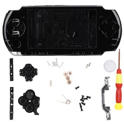 Для игровой консоли PSP3000 чехол полный корпус оболочка с отверткой носимый компактный(черный)