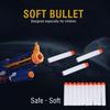 100 шт. мягкие пули из пены EVA, белая круглая полая головка для аксессуара для игрушечного пистолета