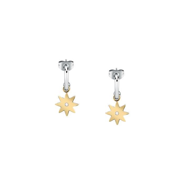 Boucles d'oreilles - MORELLATO - SAUY07 - Or jaune - Cristal - Pendant - Crochet