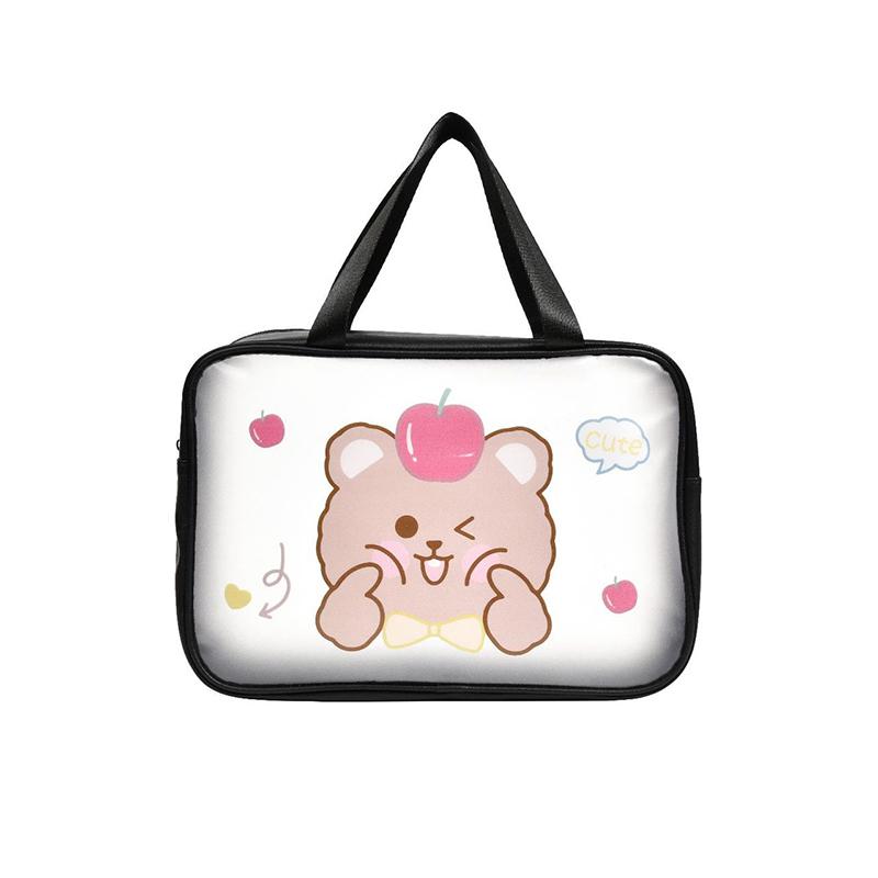 Прозрачная необходимая косметичка Прозрачный дорожный органайзер Модные маленькие средние большие косметички Косметичка для хранения