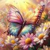 5D Diamond Mosaic Art Animals Cross Stitch Diamond Painting Full Drill Square Butterfly Rhinestones Pictures Home Decora