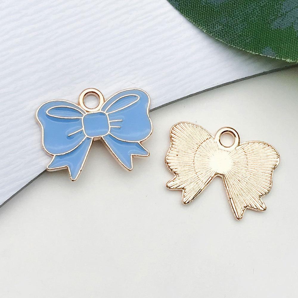 Ожерелье/браслет с подвеской «Снежинка и бант» в стиле «Любовь» – ювелирный аксессуар ручной работы