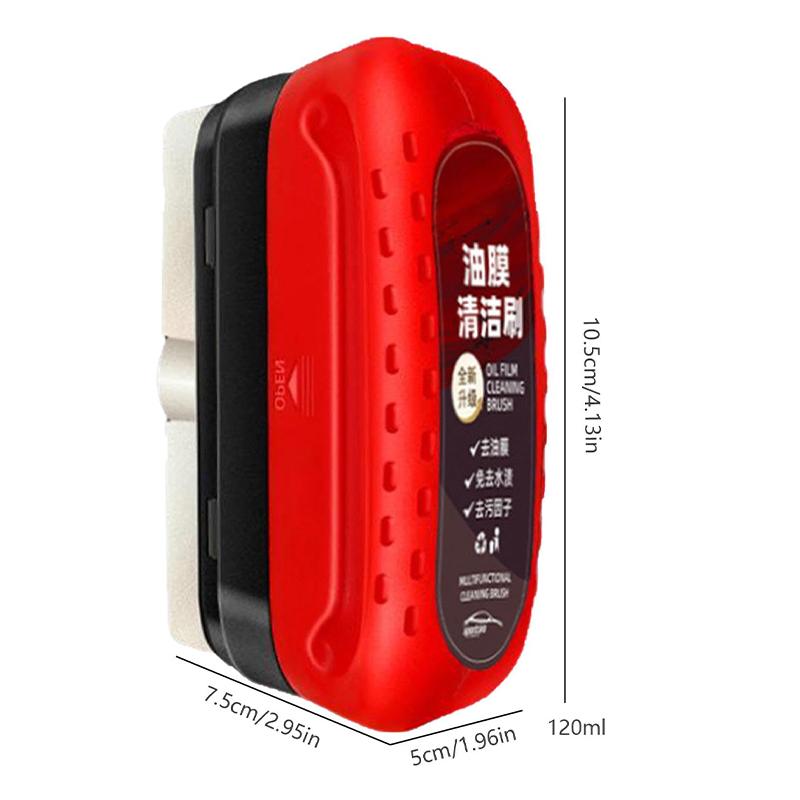 Щетка для очистки масляной пленки со стекла автомобиля Мощный очиститель лобового стекла Щетка для очистки стекла автомобиля Губка для очистки Инструмент для чистки автомобиля