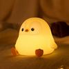 Cute PenguinBaby Night Light Kids Bedroom Rechargeable Animal Silicone Nursery Night Lamp Touch Control Nightlight for Baby Gift