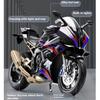 Масштаб 1/10 для модели мотоцикла BMW S1000RR, симуляция, сплав, локомотив, фигурка, украшение, игрушечная машинка, мальчик
