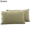 2 шт. King Queen стильный сплошной цвет кровать наволочка наволочка декор для спальни