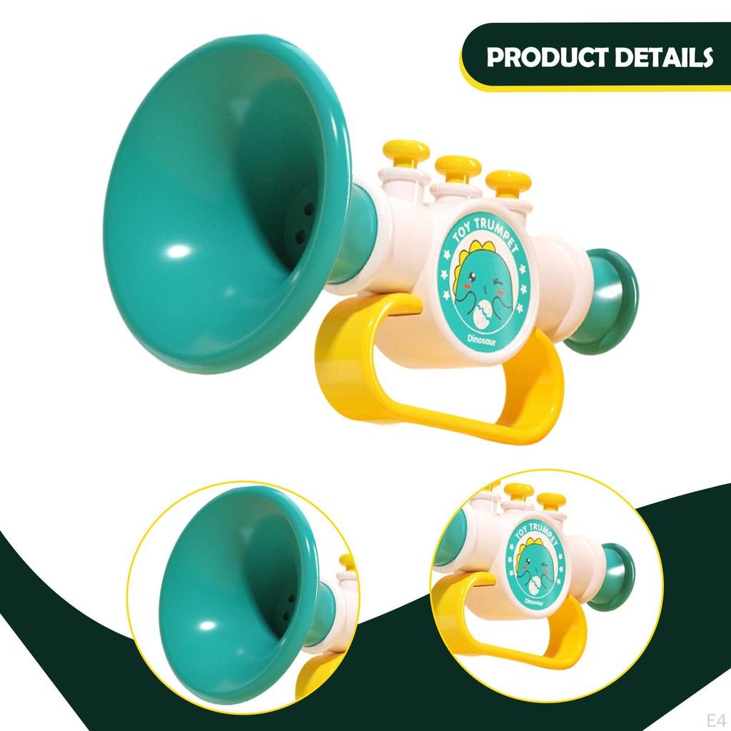 Маленькая игрушечная труба Развивающая Портативная для 2 3 лет Забавная Игра и Обучение Музыкальная