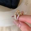 Капающее масло циркон Открытое кольцо Женское нишевое дизайн чувство индивидуальности мода темперамент элегантное универсальное кольцо кольцо