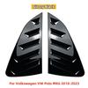 Глянцевая черная/карбоновая накладка на заднее окно автомобиля, накладка для Volkswagen VW Polo MK5 6R 6C 2011-2018 для VW Mk6 Polo 2018-