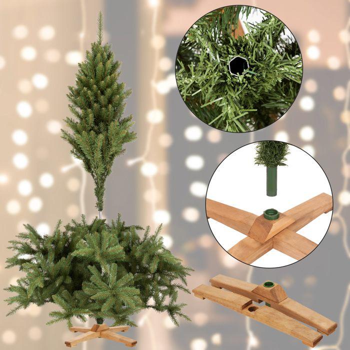 Искусственная елка - SPRINGOS - Кавказская ель - 240 см - Пышные ветви - Сумка для хранения в комплекте