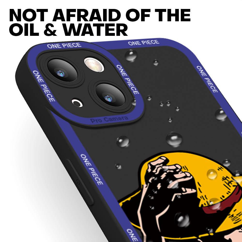 For iPhone 16 15 14 Pro Max Redmi Note 13 12 Pro Samsung S25 S24 Ultra A13 A14 A15 A16 Full Camera Protect Soft Silicone Luffy Pattern Casing