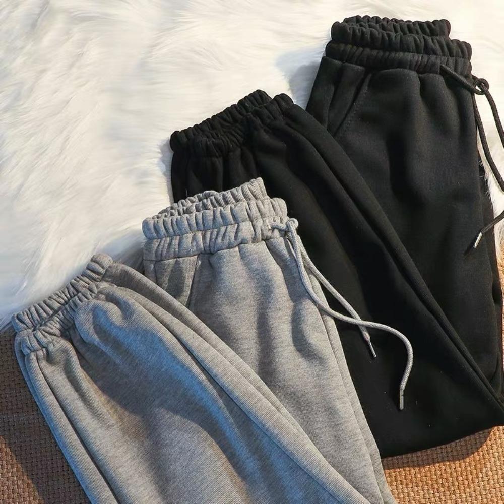 Свободные спортивные брюки женские с высокой талией тренировочные брюки повседневные брюки для йоги унисекс