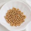 10pcs 14k gold hollow w-shaped spacer beads