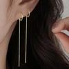 Versatile C-Shaped Long Chain Earrings for Women