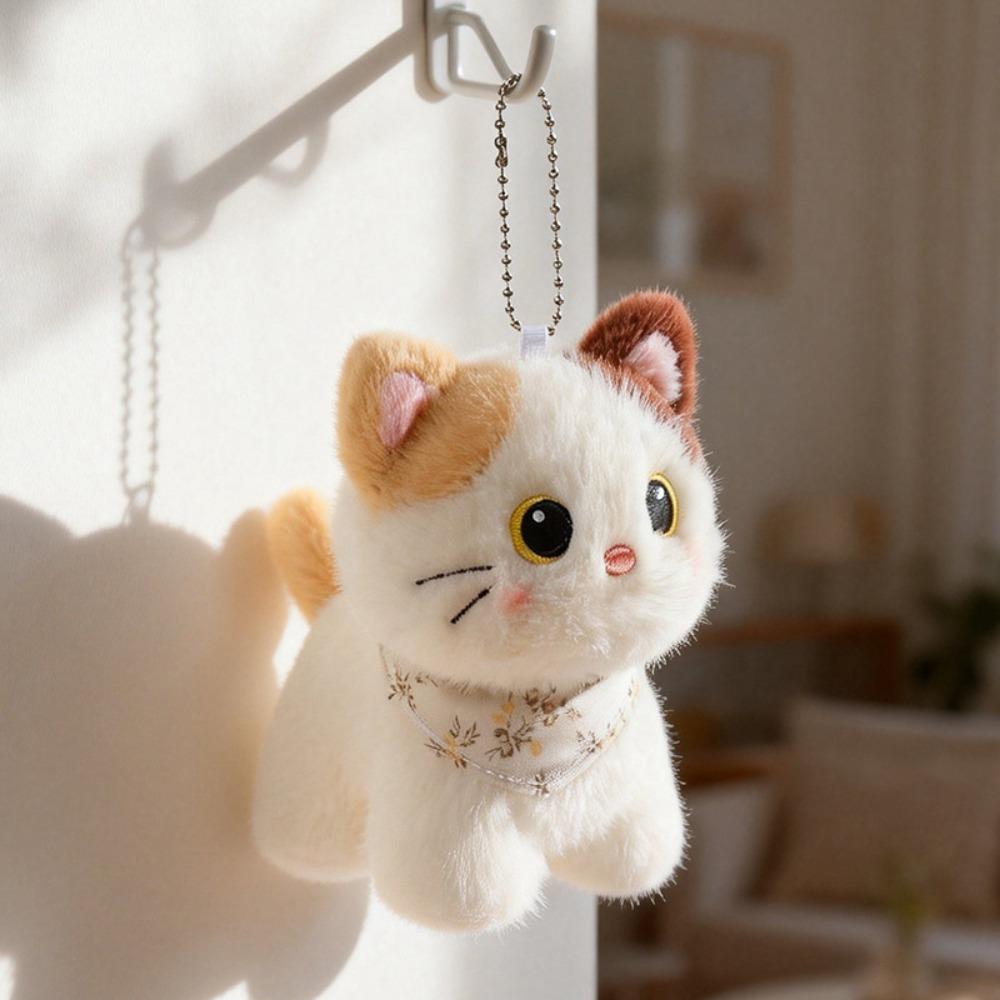 Super Soft Cat Stuffed Plushies Doll 13cm Kitty Plush Keychain Home Decor