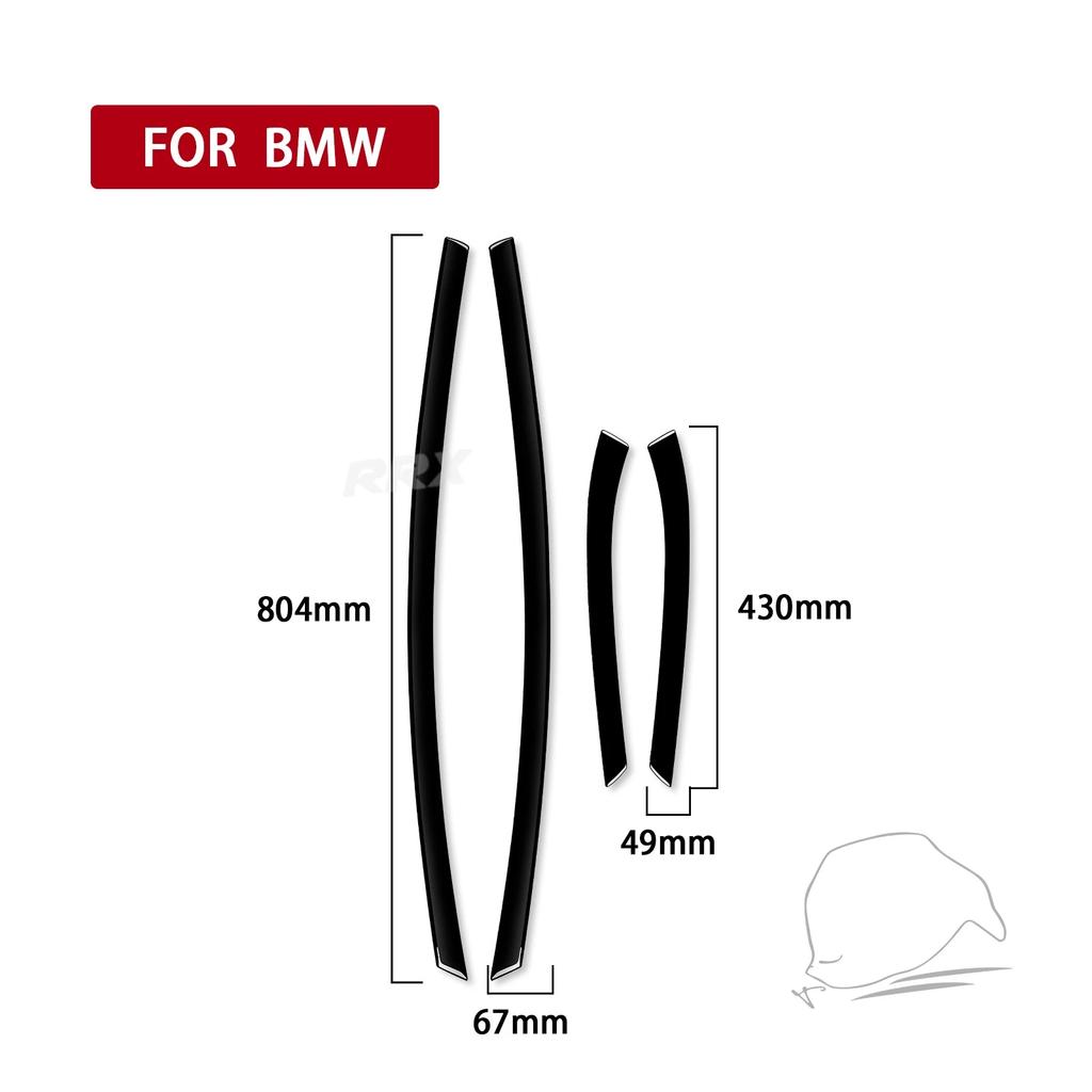 Для BMW 3 серии E90 2006-2008 Piano Black внутренняя дверная ручка панель декоративные полоски аксессуары для украшения салона автомобиля