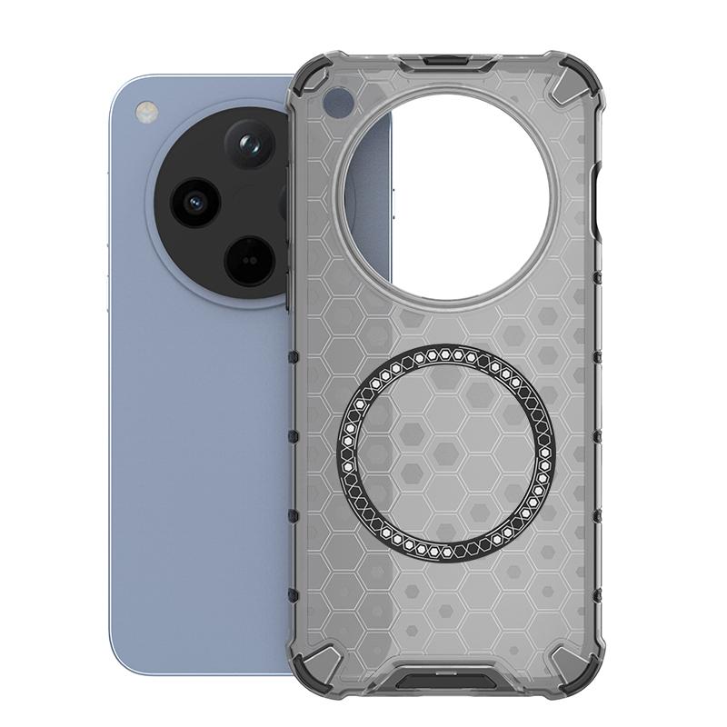 Для OPPO Find X8 Pro 5g Магнитное кольцо задняя крышка телефона чехол Magsafe кольцо беспроводная зарядка объектив защита противоударное покрытие Funda