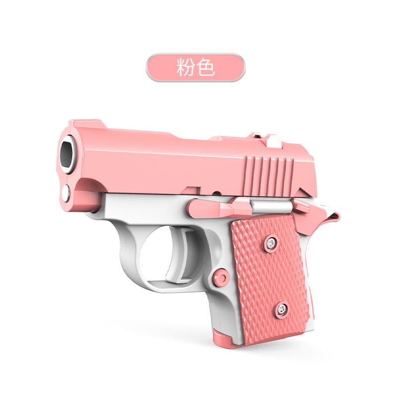 New Strange Toy Radish Gun M1911 Toy Gun, Gravity Reloading Radish Gun Toy 3D Printed Small Pistol