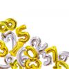 16-Inch Gold Number Aluminum Balloons for Festive Celebrations and Party Decor