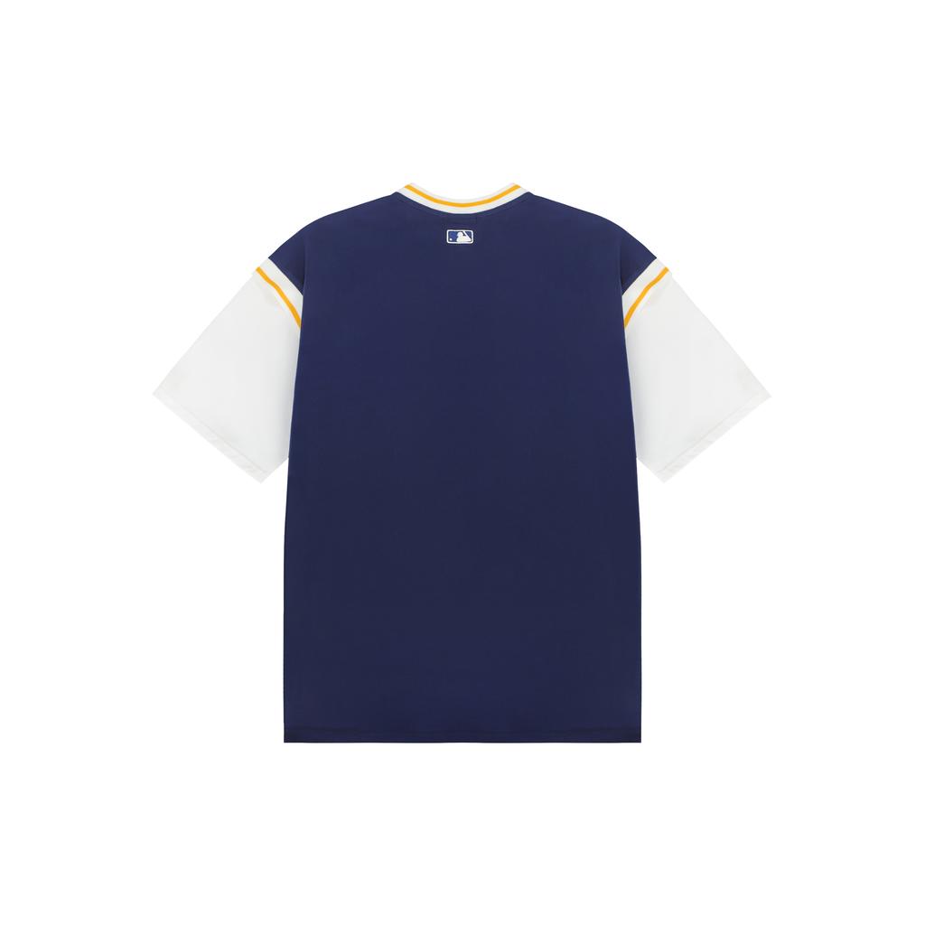New MLB T Shirt Unisex Light Navy Blue 3ATSEC823-50NYL