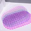 Household Non-Slip Mat Pvc Bathroom Mat With Massage Suction Cup Carpet Supplies
