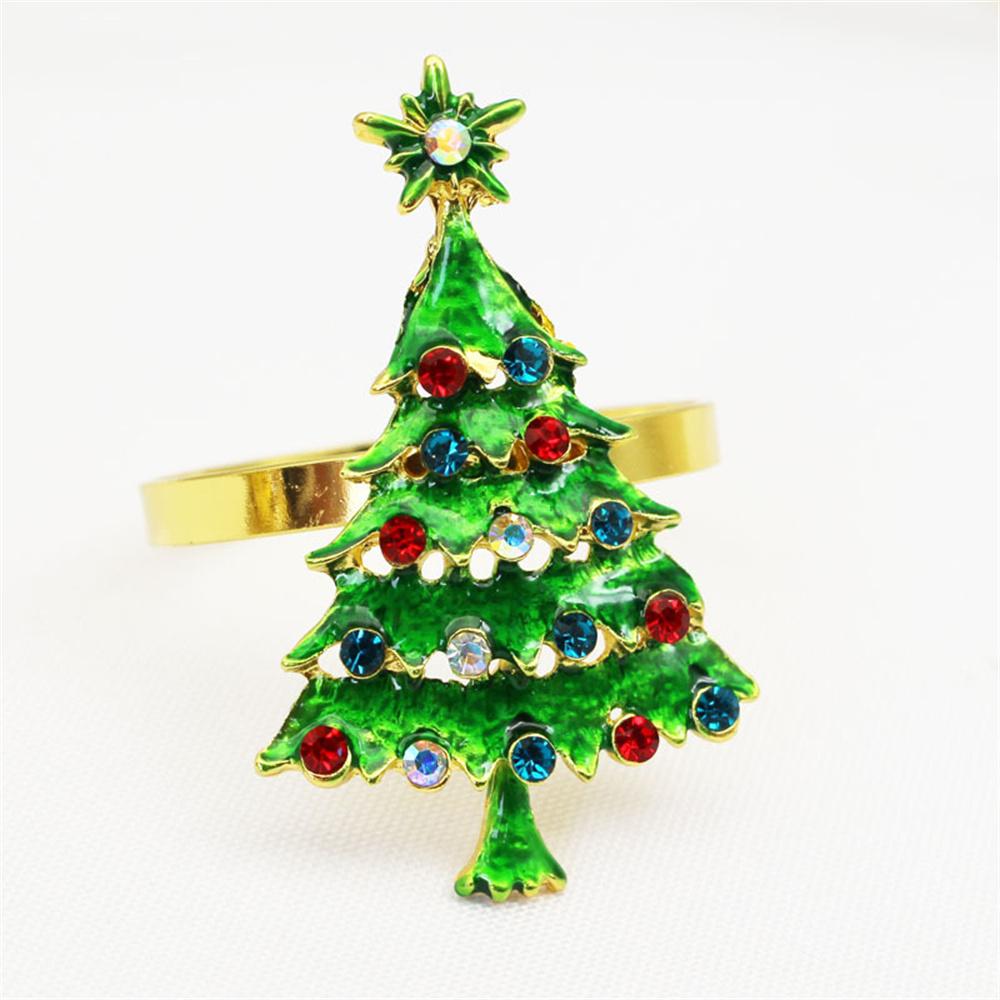 Christmas Wedding Napkin Rings Christmas Tree Christmas Tree Napkin Rings Xmas Napkin Rings Holder Elegant For Wedding Home