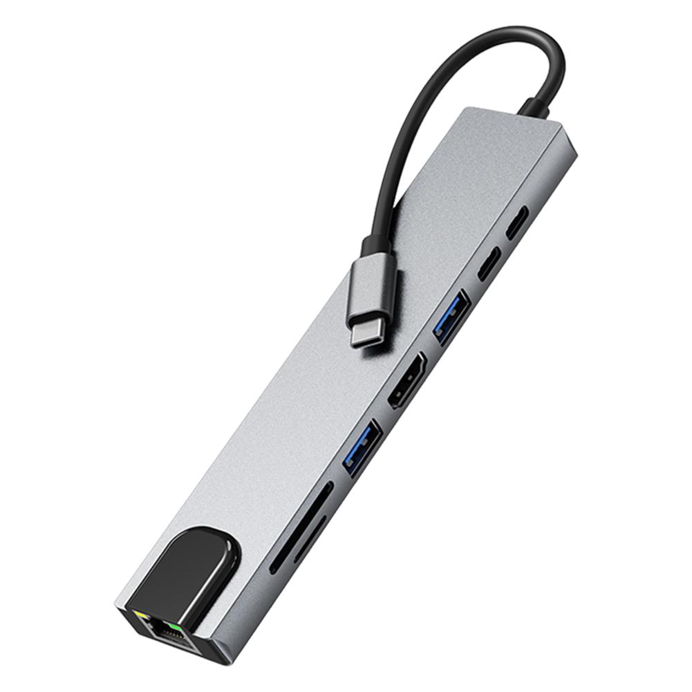 Док-станция USB C 11 в 1 100 Вт PD SD/TF Аудио USB C хаб Адаптер с несколькими портами для тройного дисплея для Surface/HP/Dell/Lenovo/MacBook