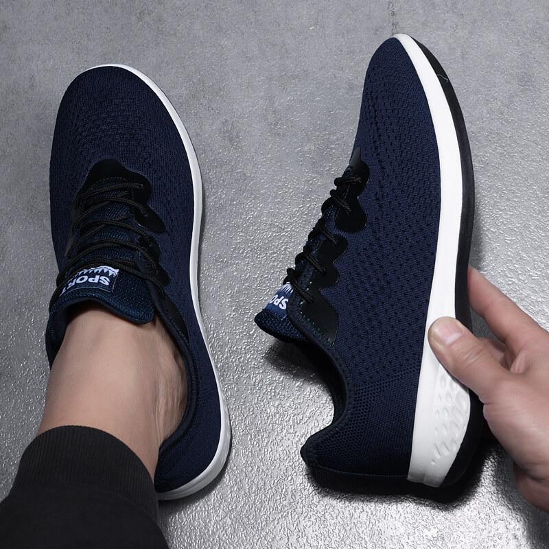 38-48 спортивная обувь, мужская дышащая спортивная повседневная обувь с сеткой, большие размеры, мужская спортивная обувь для бега и фитнеса