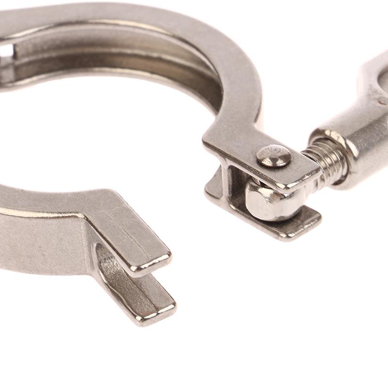 304 Precision Cast Sanitary Clamp Stainless Steel Quick Opening Pipe Clamp Quick Installation Clamp Set Quick Installation Clamp